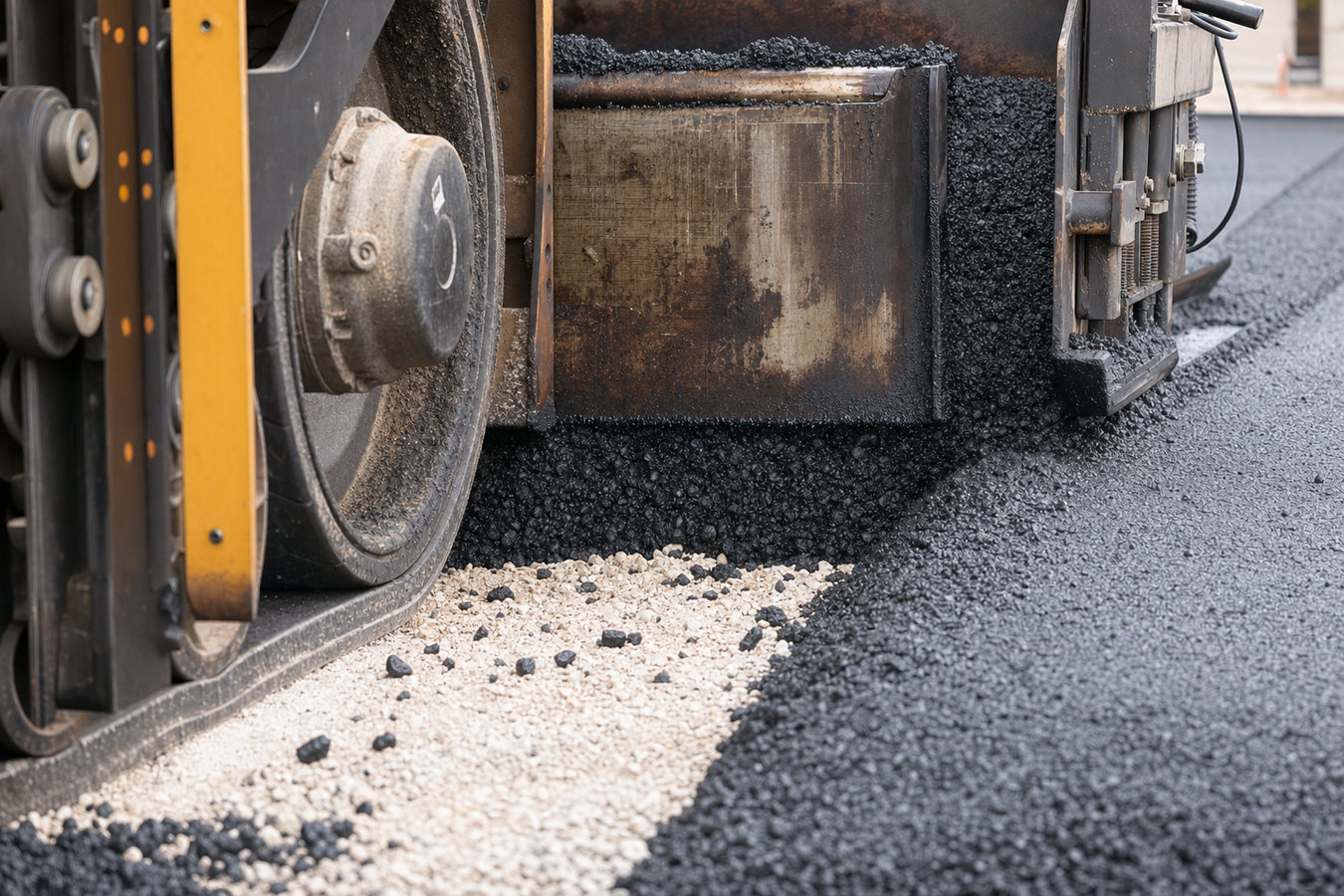 Commercial asphalt paving