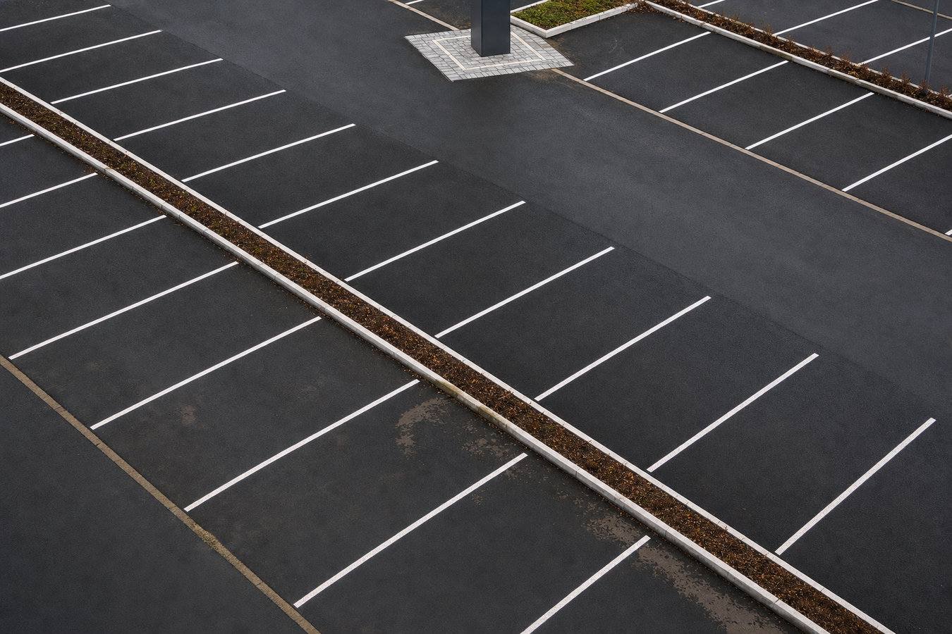 Parking lot paving